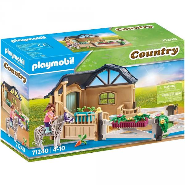 Playmobil 71240 Country : Extension Box avec cheval - Playmobil-71240