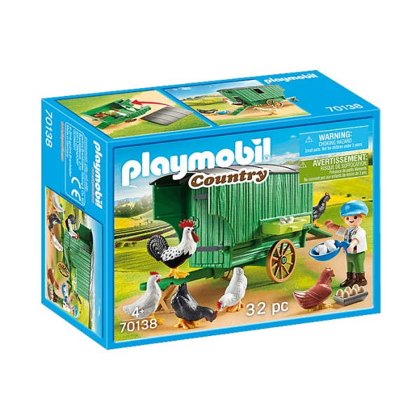 Playmobil 70138 Country : Enfant et poulailler - Playmobil-70138