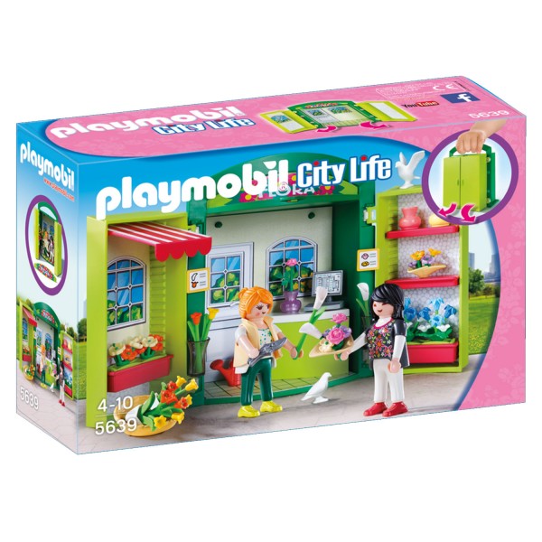 Playmobil 5639 City Life : Coffre Fleuriste - Playmobil-5639