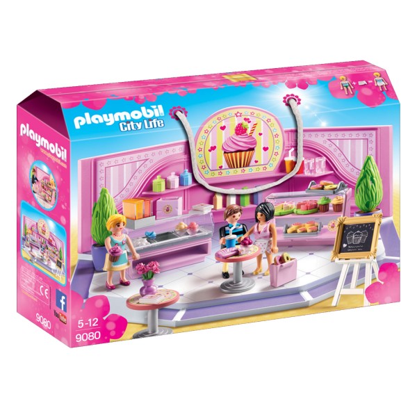 Playmobil 9080 City Life : Café Cupcake - Playmobil-9080