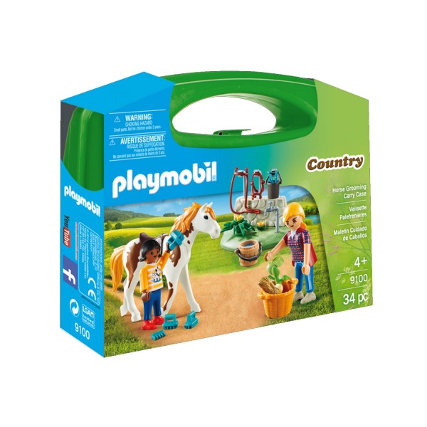 Playmobil 9100 Country : Valisette Palefrenières - Playmobil-9100