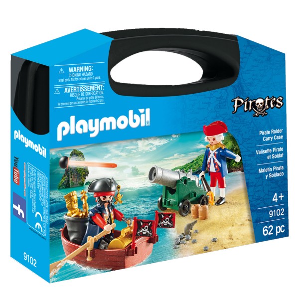 Playmobil 9102 : Valisette Pirate et Soldat - Playmobil-9102