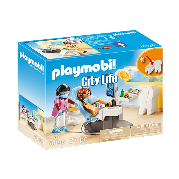 Playmobil 70198 City Life :  Dentiste - Playmobil-70198