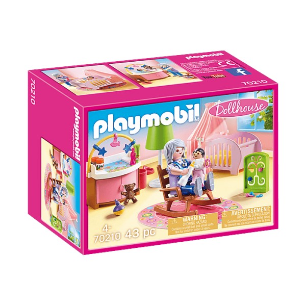 Playmobil 70210 Dollhouse : Chambre de bébé - Playmobil-70210