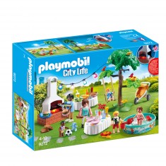 Playmobil 9272 City Life : Famille et barbecue estival