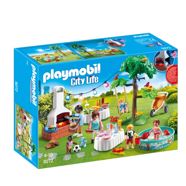 Playmobil 9272 City Life : Famille et barbecue estival - Playmobil-9272