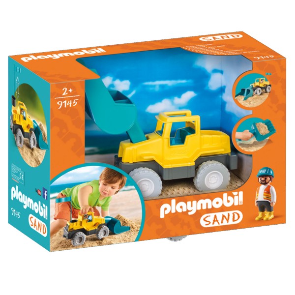 Playmobil 9145 Sand : Chargeur avec pelle - Playmobil-9145