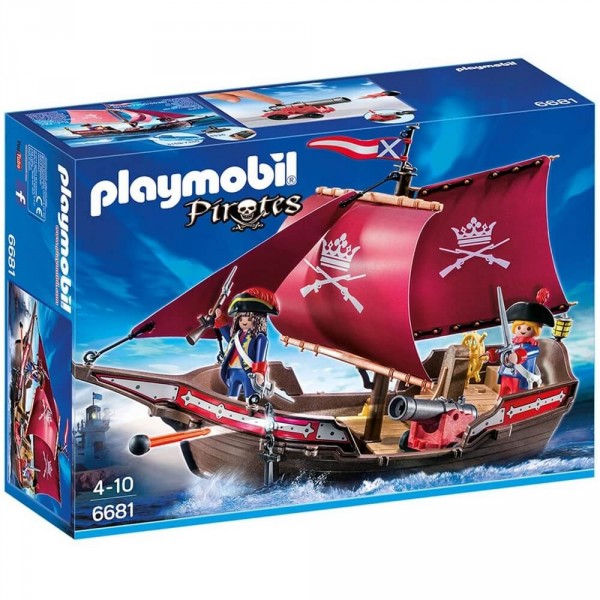 Playmobil 70412 Pirates : Chaloupe des soldats - Playmobil-70412