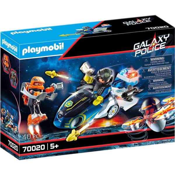 Playmobil 70020 : Galaxy Police - Moto et policier de l'espace - Playmobil-70020