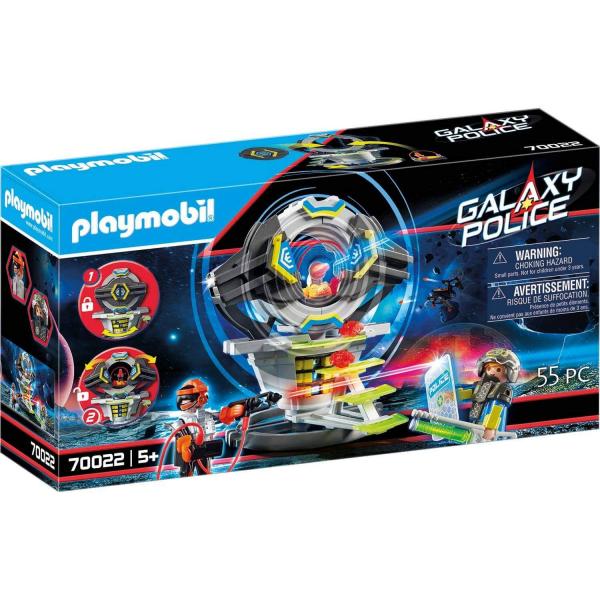 Playmobil 70022 : Galaxy Police - Coffre-fort spatial avec code - Playmobil-70022