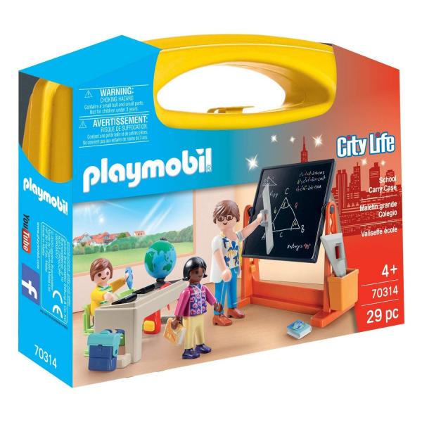 Playmobil 70314 City Life : Valisette école - Playmobil-70314