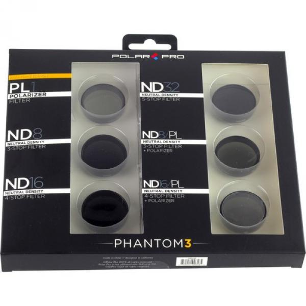 Pack 6 Fitres Polar Pro DJI Phantom 4 / Phantom 3 Polar Pro - P5002