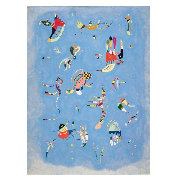 Puzzle d'art en bois 80 pièces Michèle Wilson - Kandinsky : Bleu de Ciel - PMW-A220-80