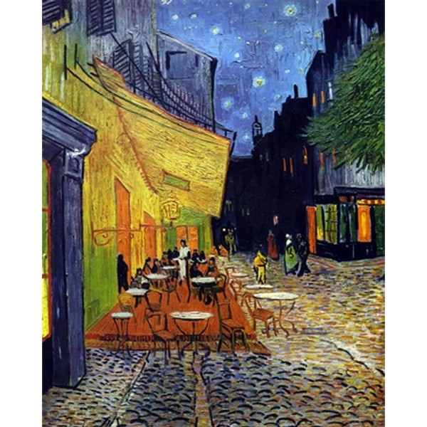 Puzzle d'art en bois 250 pièces Michèle Wilson - Van Gogh : Le café le soir - PMW-C36-250