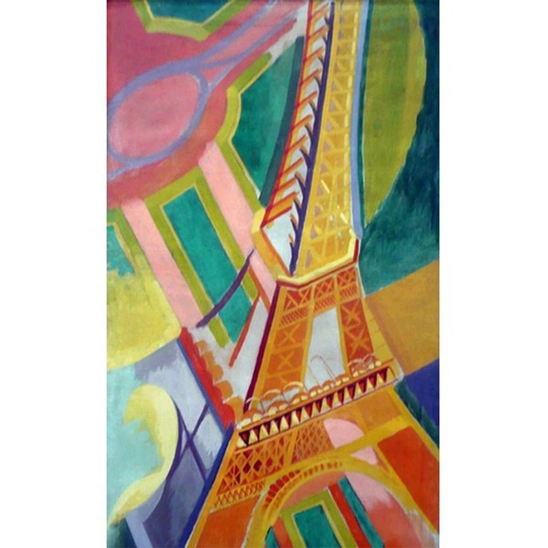Puzzle d'art en bois 40 pièces Michèle Wilson - Delaunay : Tour Eiffel - PMW-M110-40