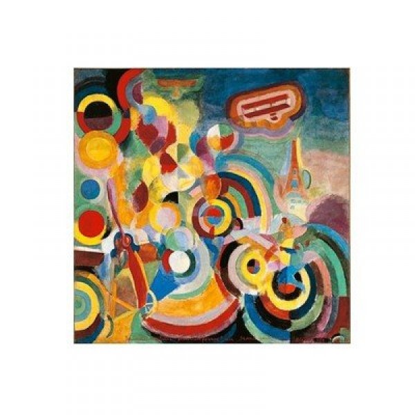 Puzzle d'art en bois 500 pièces Michèle Wilson - Delaunay : Hommage à Blériot - PMW-A254-500