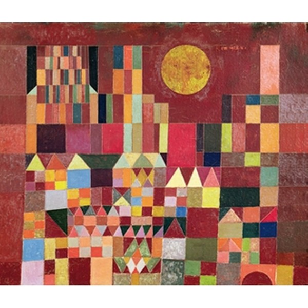 Puzzle d'art en bois 150 pièces Michèle Wilson  - Klee : Château et soleil - PMW-A101-150