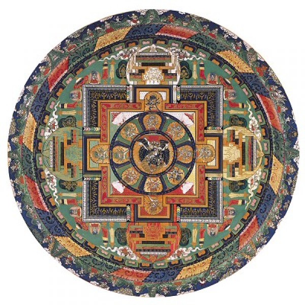 Puzzle d'art en bois 150 pièces Michèle Wilson - Mandala de Vajrabhairava - PMW-A336-150