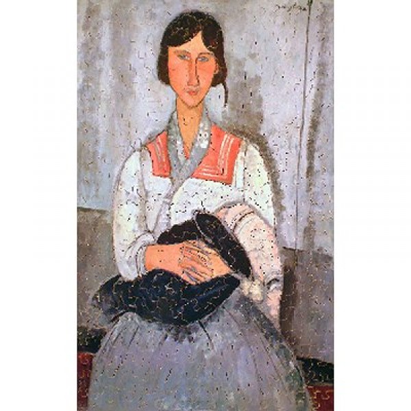 Puzzle d'art en bois 250 pièces Michèle Wilson - Modigliani : La Gitane - PMW-A951-250