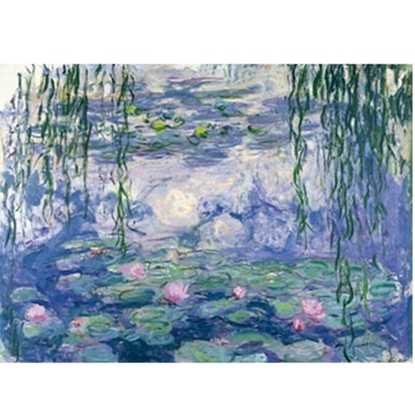 Puzzle d'art en bois 250 pièces Michèle Wilson - Monet : Nymphéas et saules - PMW-A104-250