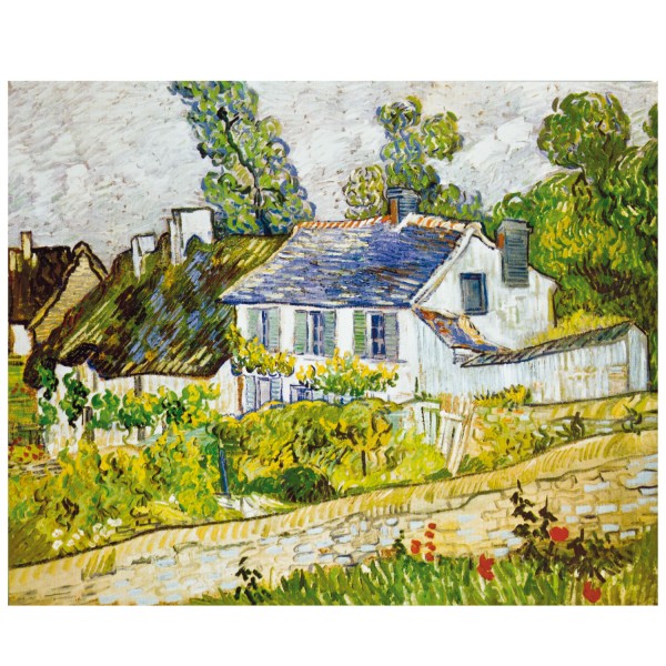 Puzzle d'art en bois 250 pièces Michèle Wilson - Van Gogh : Maison à Auvers - PMW-H218-300