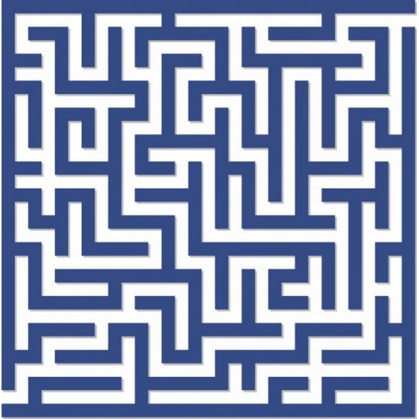 Puzzle d'art en bois 30 pièces Michèle Wilson : Labyrinthe - PMW-Z27