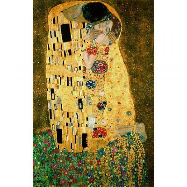 Puzzle d'art en bois 40 pièces Michèle Wilson - Gustav Klimt : Le baiser - PMW-M108-40