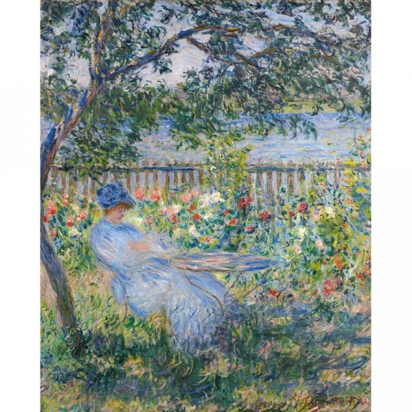 Puzzle d'art en bois 750 pièces Michèle Wilson : Monet : Terrasse à Vétheuil - PMW-A337-750