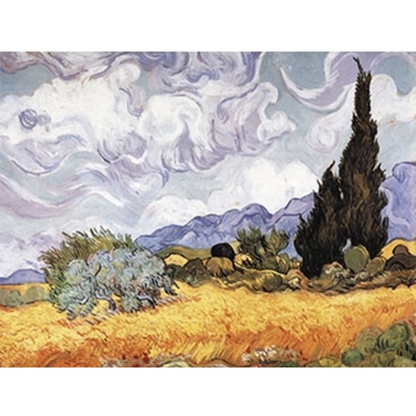 Puzzle d'art en bois 750 pièces Michèle Wilson - Van Gogh : Les blés jaunes - PMW-A723-750