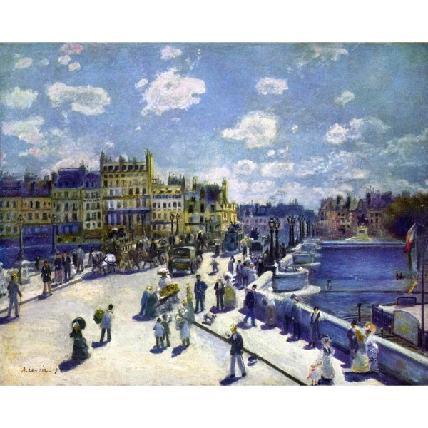 Puzzle d'art en bois 900 pièces Michèle Wilson : Renoir : Le Pont Neuf - PMW-A285-900
