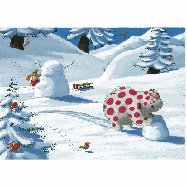Puzzle en bois  Art maxi 24 pièces : Gaste : Surprise à la montagne - PMW-W202-24