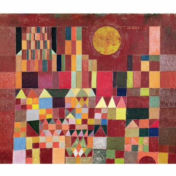 Puzzle en bois Art maxi 24 pièces : Klee : Chateau et soleil - PMW-W203-24