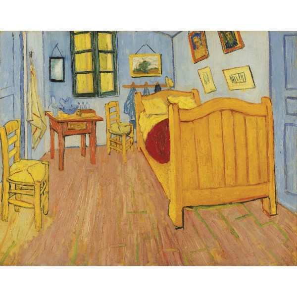 Puzzle 24 pièces : La Chambre à Arles, Van Gogh - PMW-W040-24