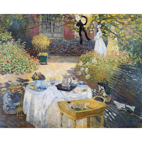Puzzle d'art en bois 350 pièces : Le déjeuner, Claude Monet - PMW-A643-350