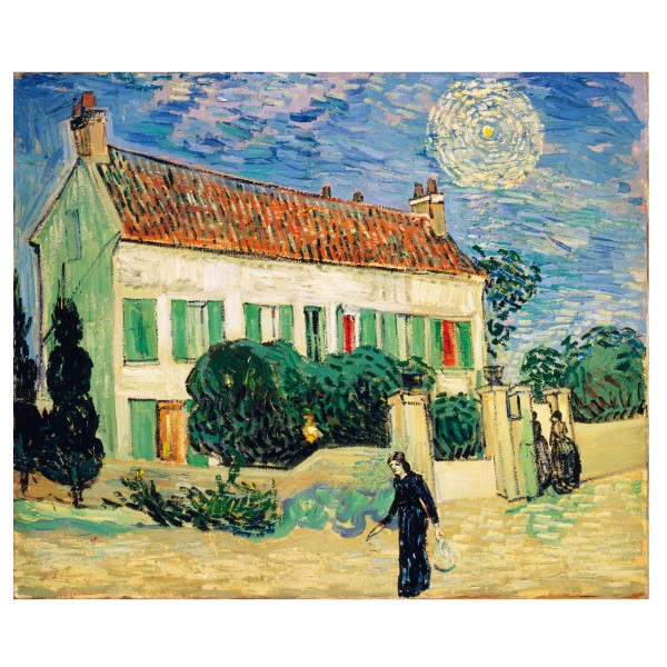 Puzzle d'art en bois 650 pièces Michèle Wilson - Van Gogh : La Maison Blanche - PMW-A189-650