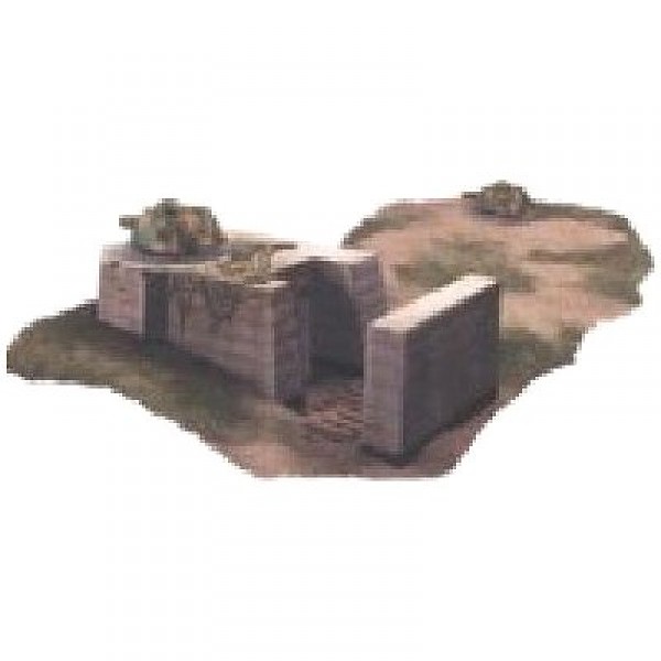 Diorama 1/35 : Bunker allemand type Panzersturm - R2-2013311