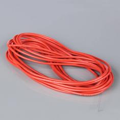 Cable Silicone 14AWG (1.62mm diam - 2.08mm2 sect) - 7.5m Rouge (rouleau)