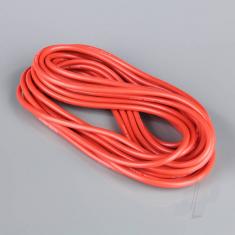 Cable Silicone 10AWG (2.58mm diam - 5.26mm2 sect) - 7.5m Rouge (rouleau)
