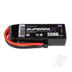 Batterie LiPo 3S 5500mAh 11.1V 30C Deans (HCT) Radient