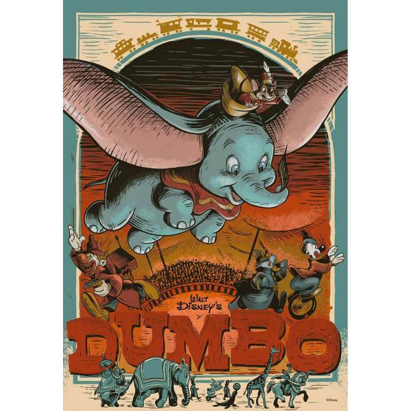 Puzzles 300 pièces :  Disney 100 Ans : Dumbo  - Ravensburger-13370