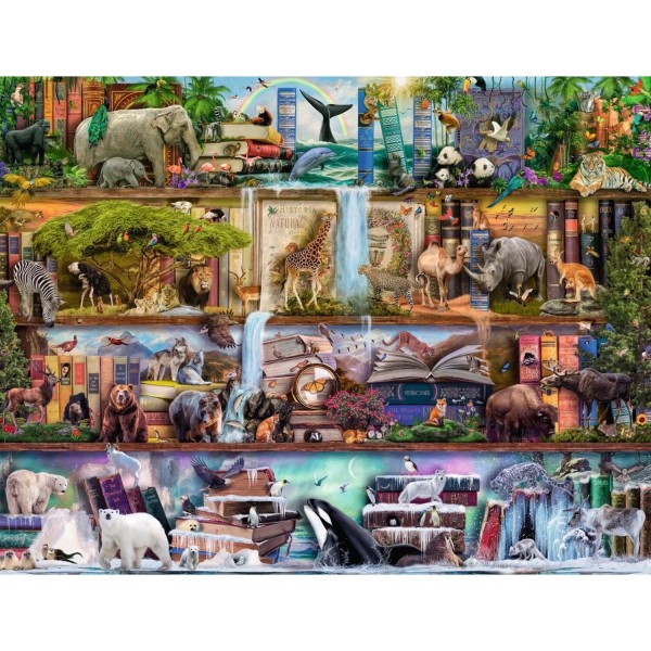 Puzzle 2000 pièces : Magnifique monde animal - Ravensburger-16652