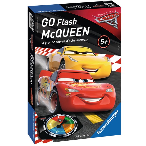 Jeu Cars 3 : Go Flash McQueen La grande course d'échauffement - Ravensburger-21294