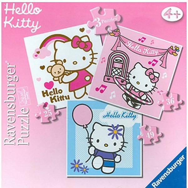 3 puzzles - Hello Kitty - Ravensburger-07217