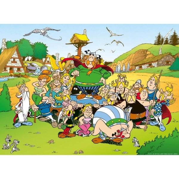 500 pieces Jigsaw Puzzle - Asterix and Obelix: Asterix in the village - Ravensburger-14197
