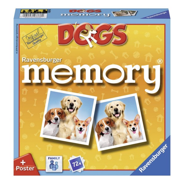 Grand Memory : Dogs - Ravensburger-26629