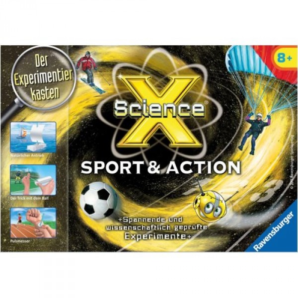 Jeu en Allemand Mini Science X : Sport & Action - Ravensburger-18152D