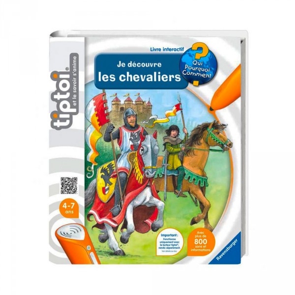 Livre interactif Tiptoi : Je découvre les chevaliers - Ravensburger-00603