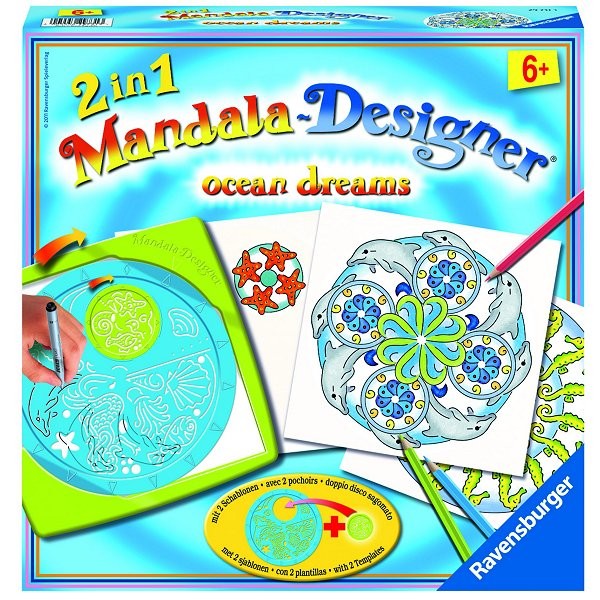 Mandala Designer 2 en 1 : Océans - Ravensburger-29731