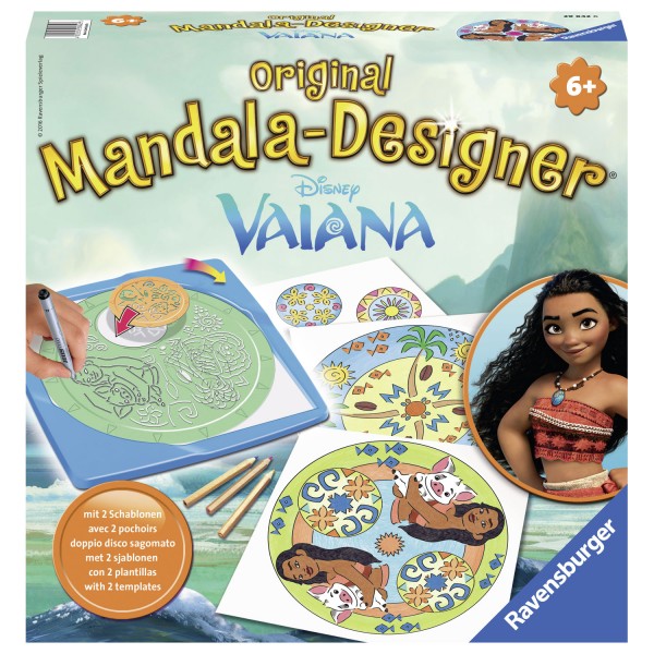 Mandala Designer Original : Vaiana la princesse du bout du monde - Ravensburger-298426