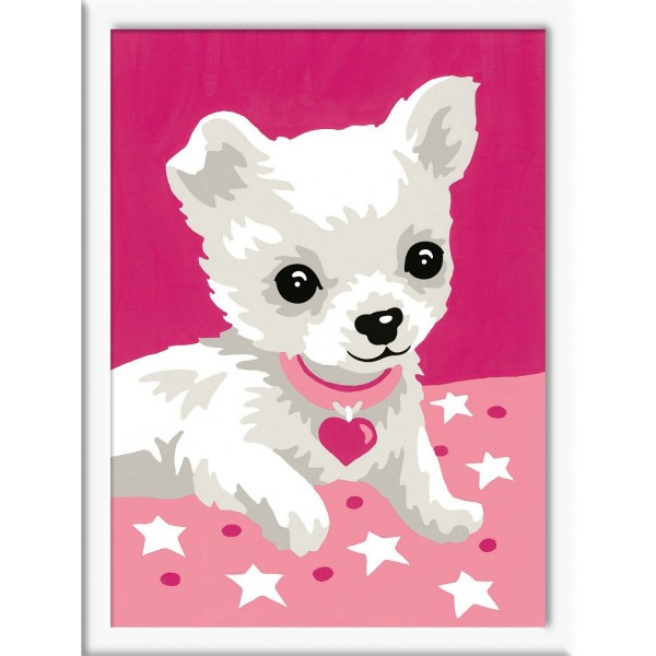 Peinture au numéro : Numéro d'Art Mini format : Petit Chihuahua - Ravensburger-29577